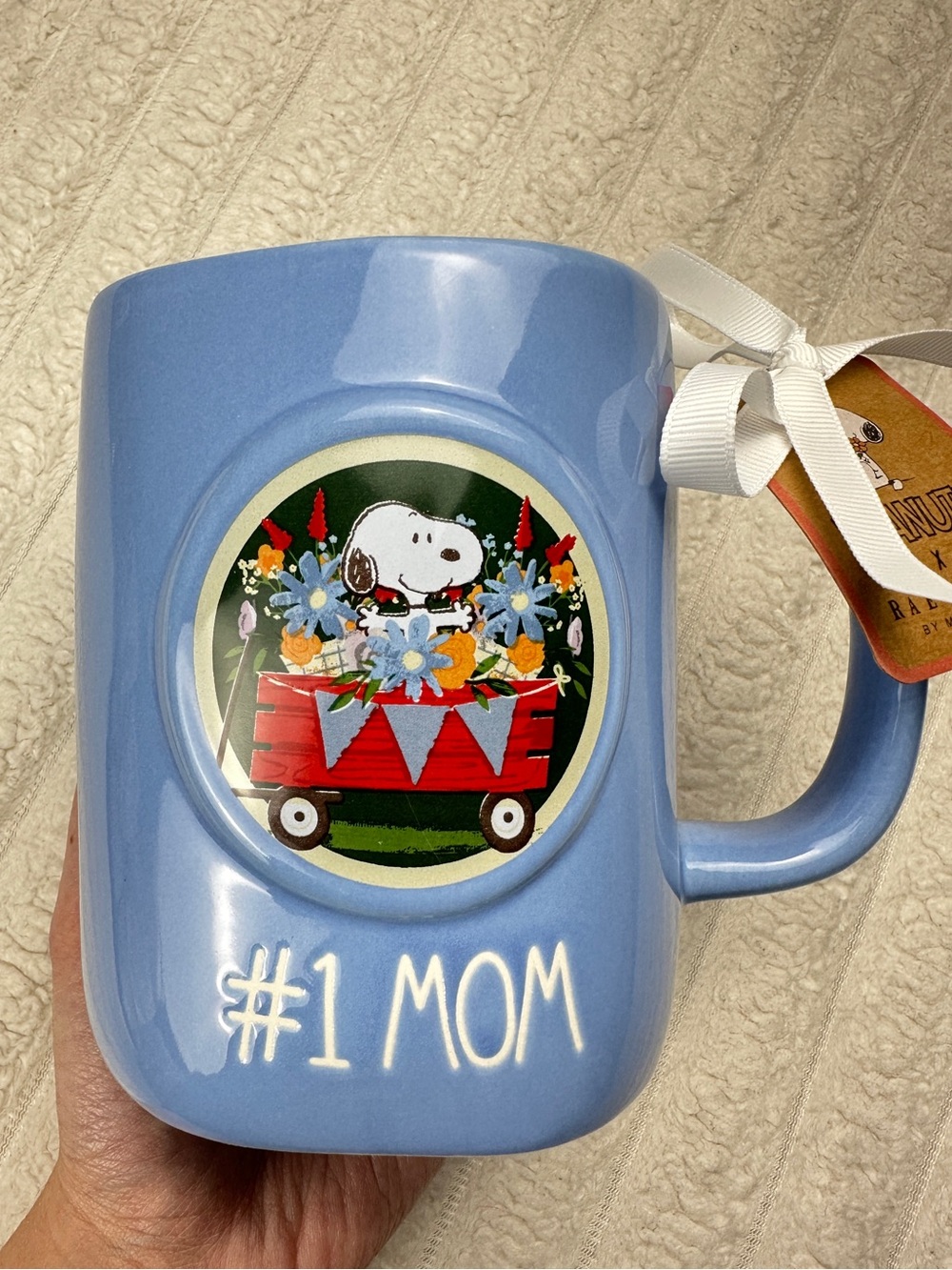 Rae Dunn Peanuts Mom Mug
